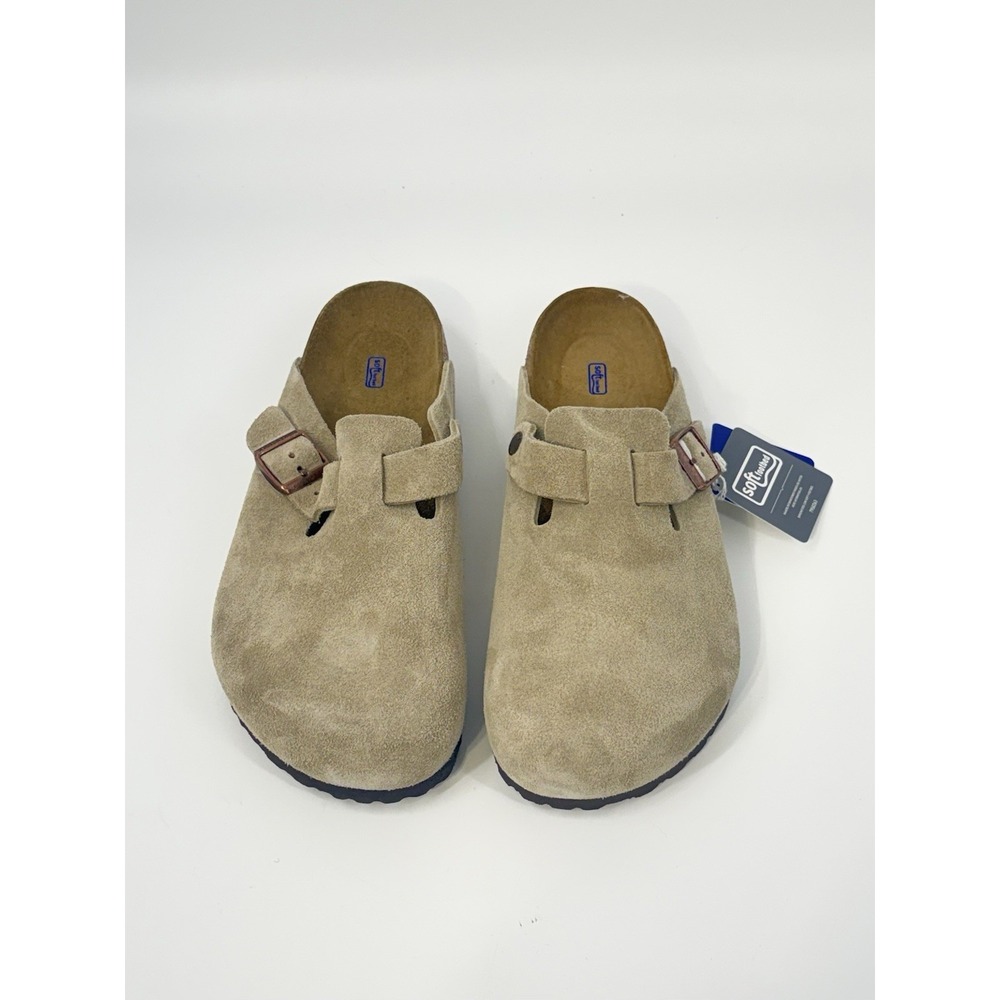 Birkenstock Boston Soft Footbed Suede Leather Clog Unisex M12